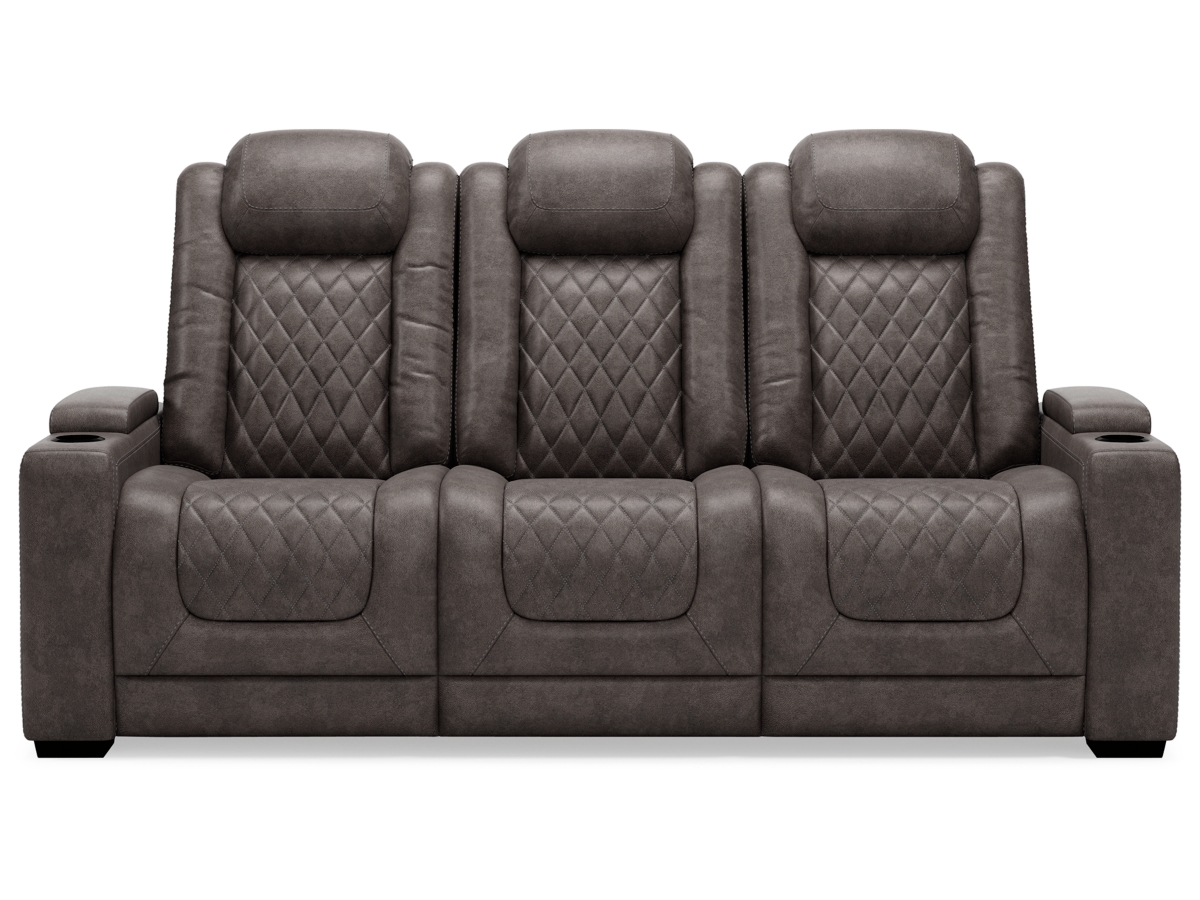 HyllMont Power Reclining Sofa - Gray
