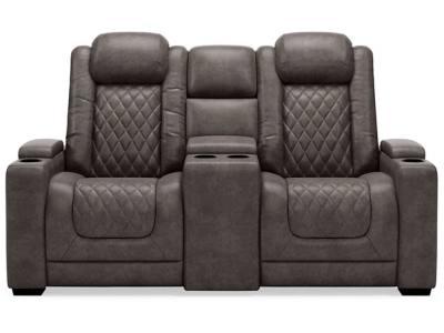 HyllMont Power Reclining Loveseat with Console