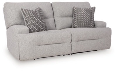 Acklen Place 2-Piece Power Reclining Sectional Loveseat, Pewter, large