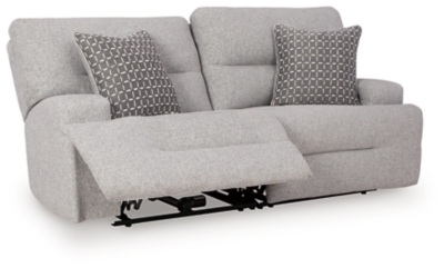 Acklen Place 2-Piece Power Reclining Sectional Loveseat, Pewter, large