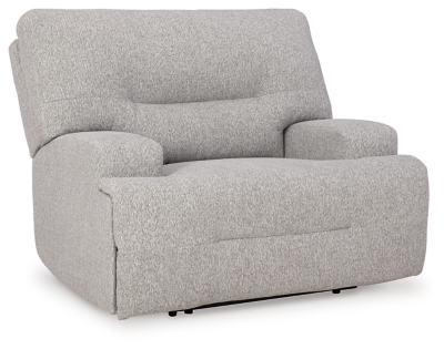 Acklen Place Oversized Power Recliner, Pewter, large