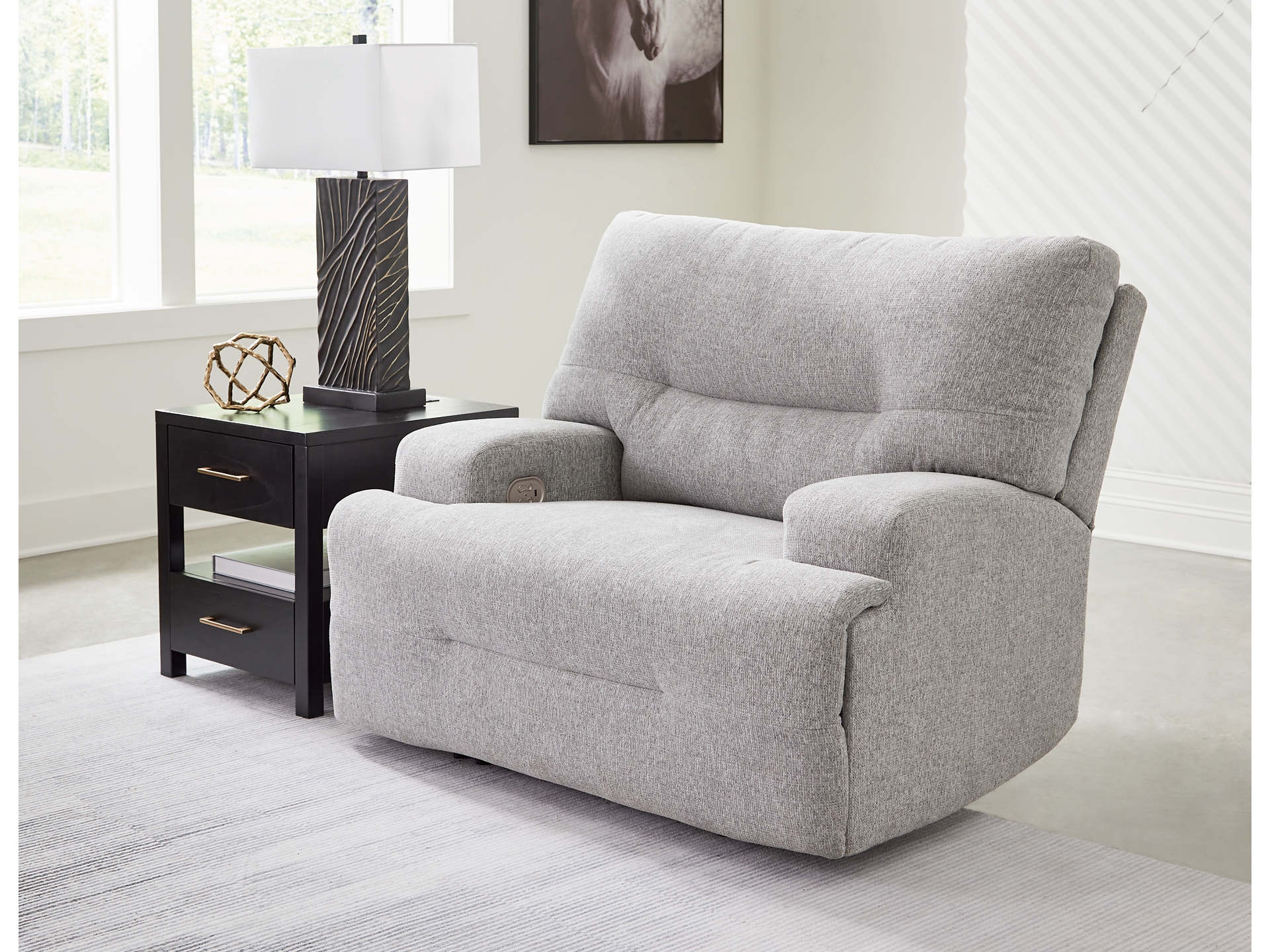 Image 3 of Acklen Place Next-Gen Nuvella Performance Fabric Dual Power Oversized Recliner