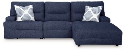 Acklen Place 3-Piece Power Reclining Sectional, Navy, rollover