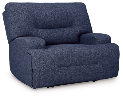 Acklen Place Oversized Power Recliner, Navy, large