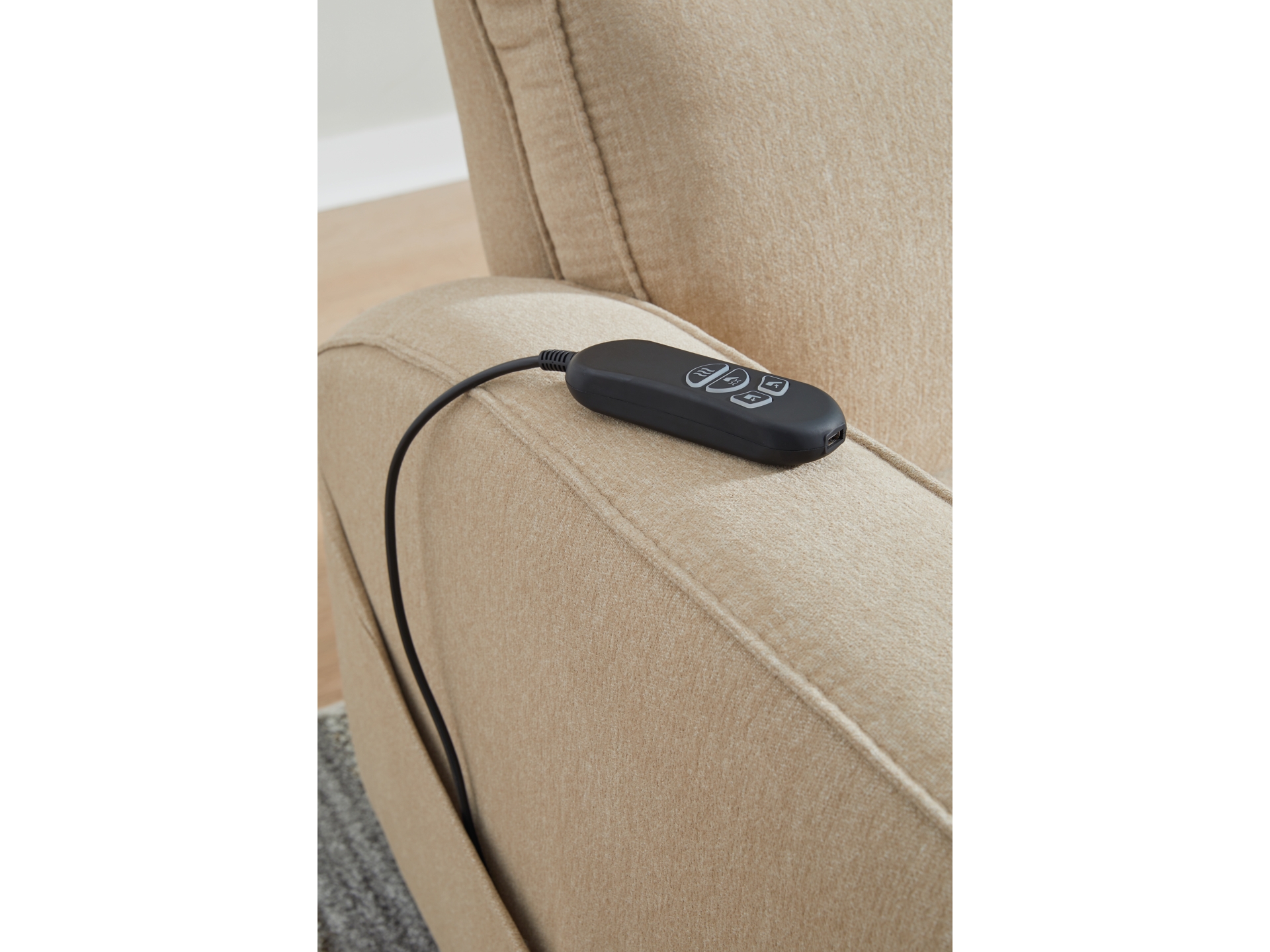 Image 1 of Starganza Next-Gen Nuvella™ Performance Fabric Power Lift Recliner Taupe