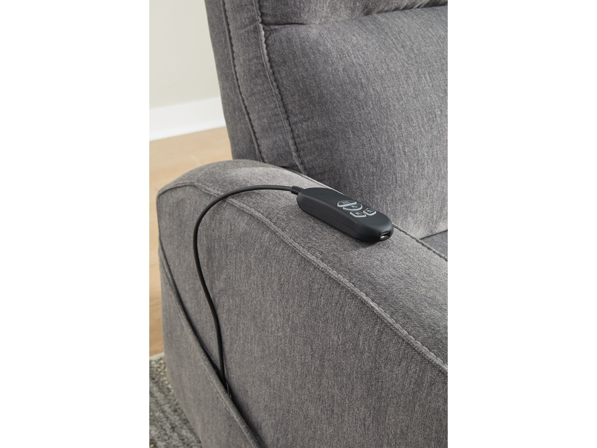 Image 1 of Starganza Next-Gen Nuvella™ Performance Fabric Power Lift Recliner grey