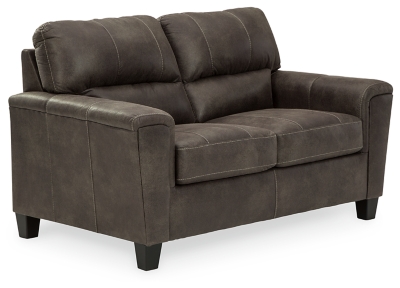 Navi Loveseat, Smoke, large