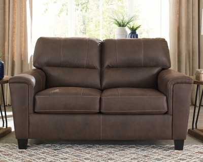 Navi Loveseat, Chestnut, large