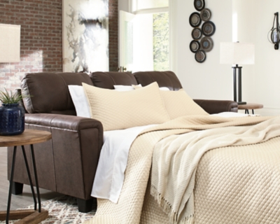 Navi Queen Sofa Sleeper, Chestnut, rollover