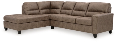 Navi 2-Piece Sectional Sofa Sleeper Chaise, Fossil, large