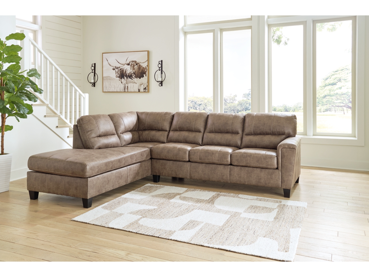 Navi 2-Piece Sectional Sofa Sleeper Chaise | Ashley