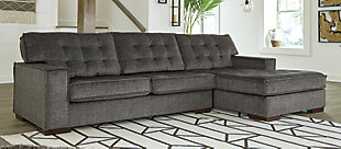 Coulee Point 2-Piece Sectional with Chaise, Charcoal, rollover