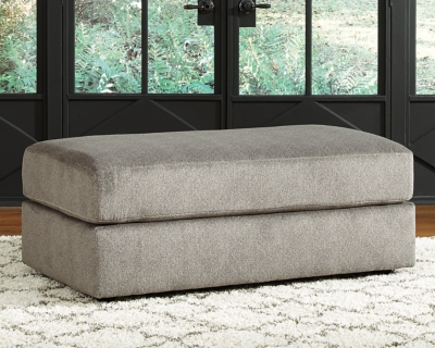 Soletren Oversized Ottoman, Ash, rollover