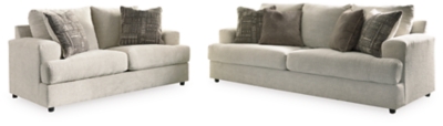 APG-95104-SL Soletren Sofa and Loveseat, Stone sku APG-95104-SL