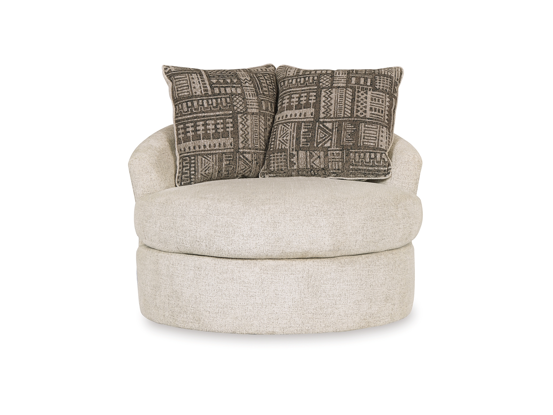Image 2 of Soletren Swivel Accent Chair Stone 