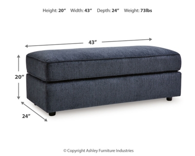 Albar Place Oversized Accent Ottoman Dimensions