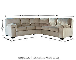 Dailey 2 Piece Sectional Ashley