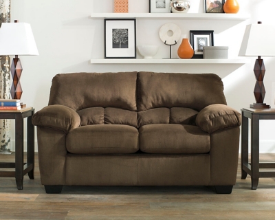 Dailey Loveseat, Chocolate, large