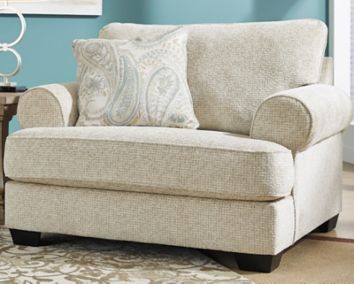 Ashley furniture chair on sale and ottoman