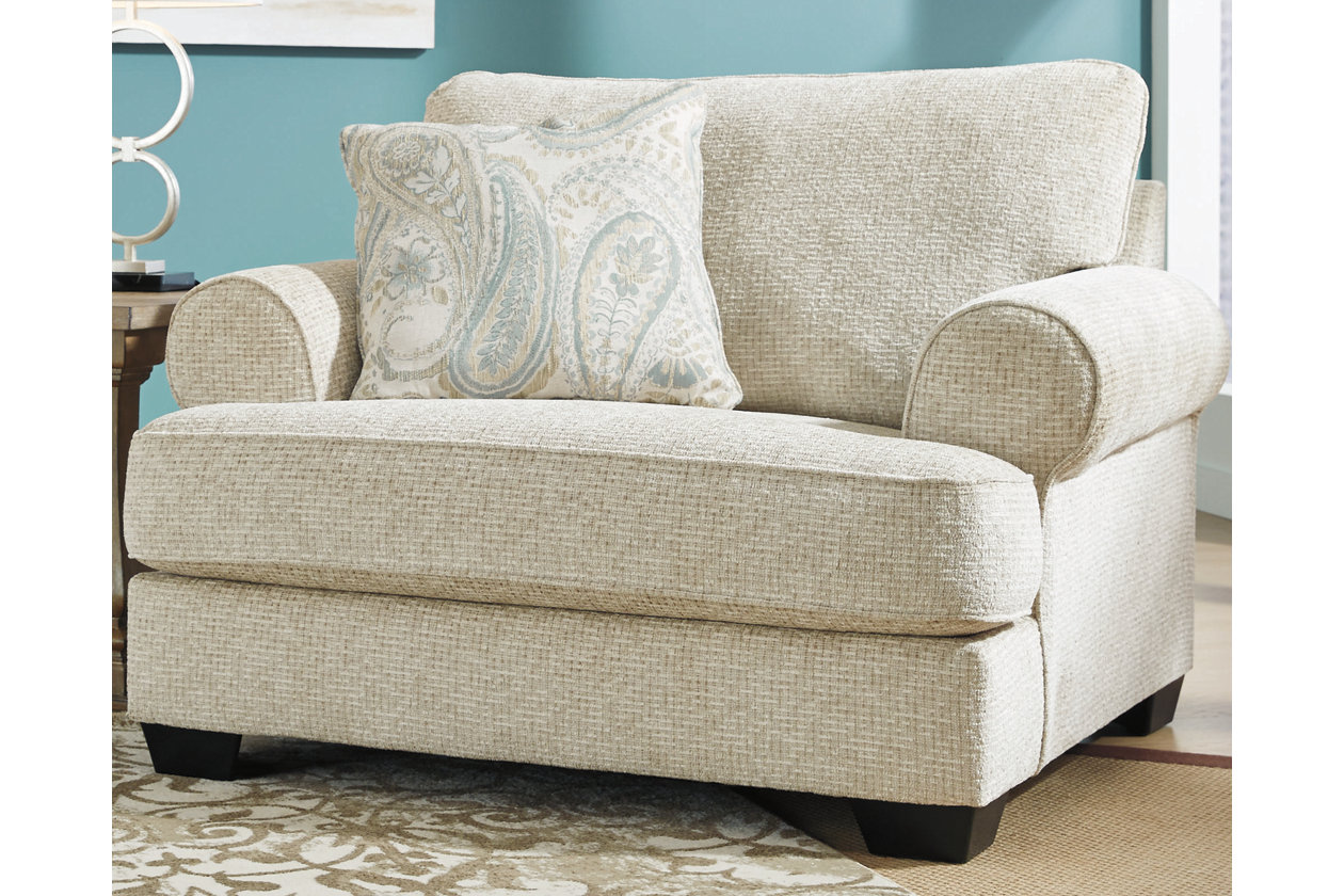Monaghan Oversized Chair Ashley, Ashley Furniture Chair And A Half With Ottoman