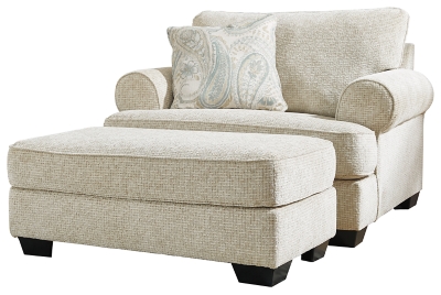 APG-96205-CO Monaghan Chair and Ottoman, Sandstone sku APG-96205-CO