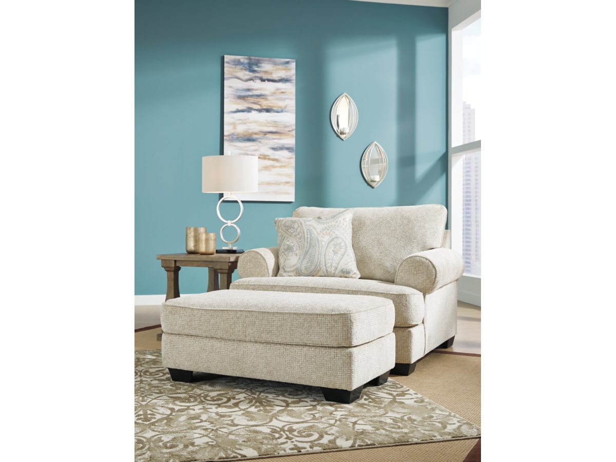 Monaghan Chair and Ottoman Ashley