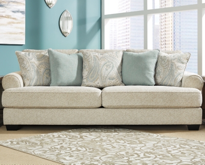 beige ashley sofa