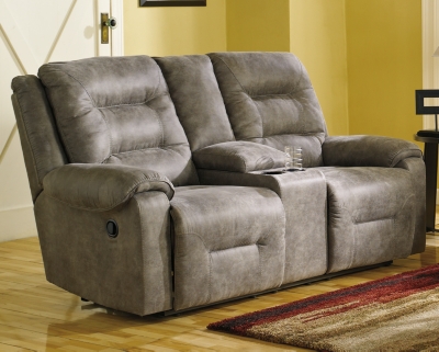 Rotation Power Reclining Loveseat with Console, , large