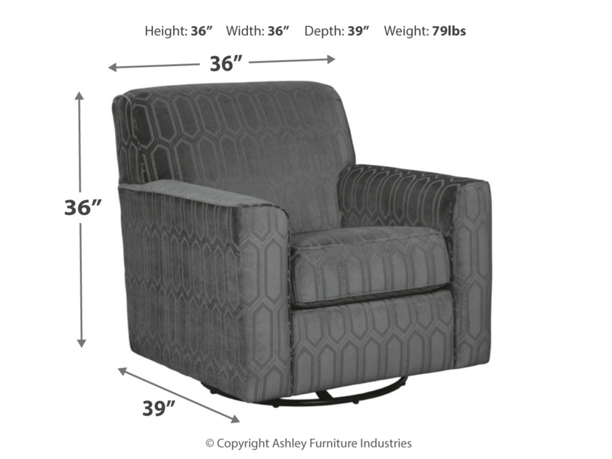 Zarina Swivel Accent Chair | Ashley