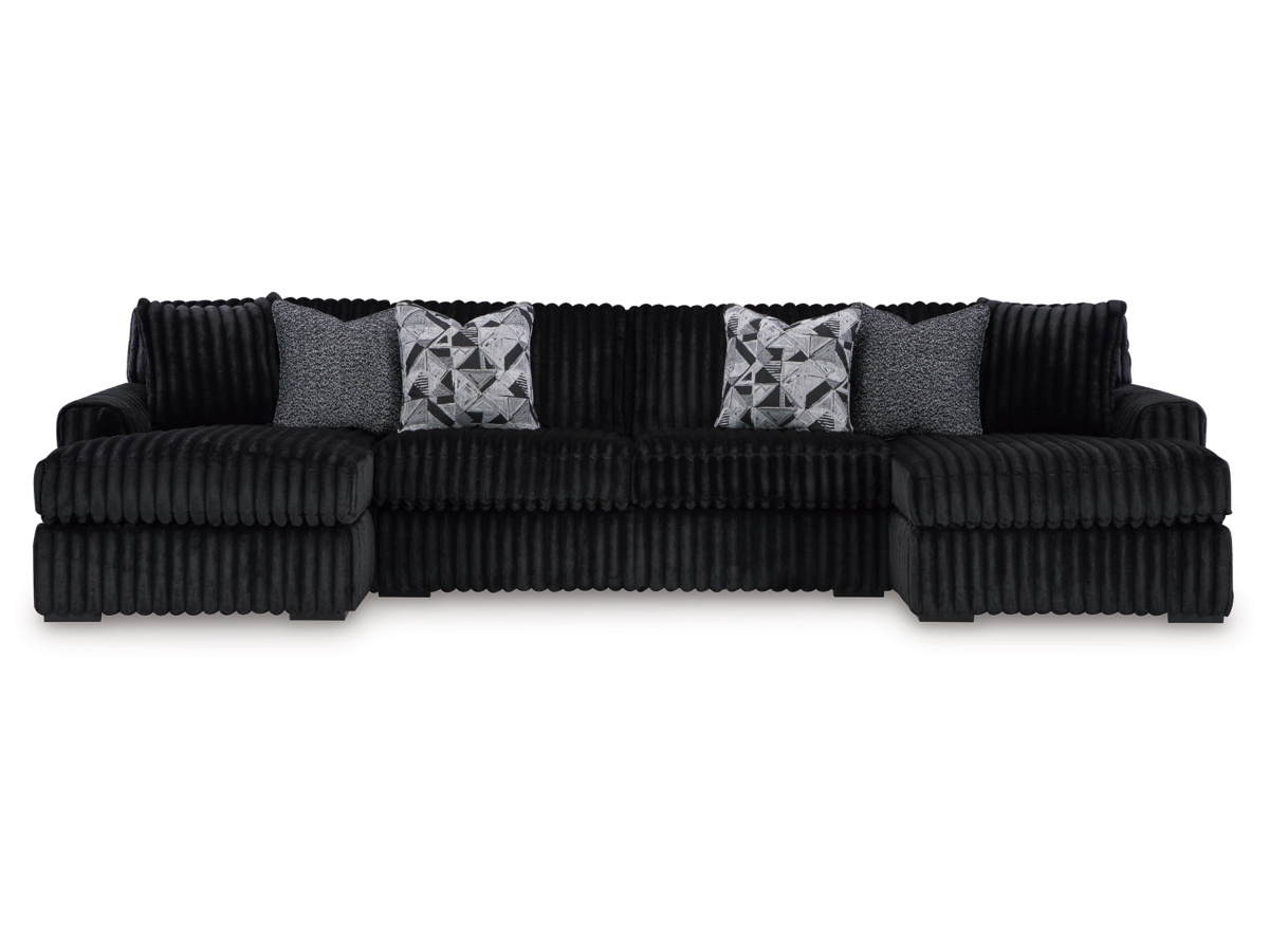 Midnight-Madness Chaise - Onyx