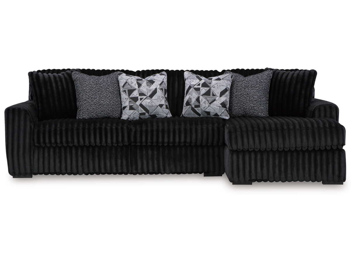 Midnight-Madness 2 Piece Sectional with Chaise