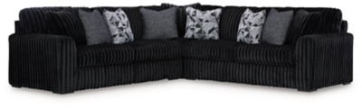 Midnight-Madness 3-Piece Sectional, Onyx, large