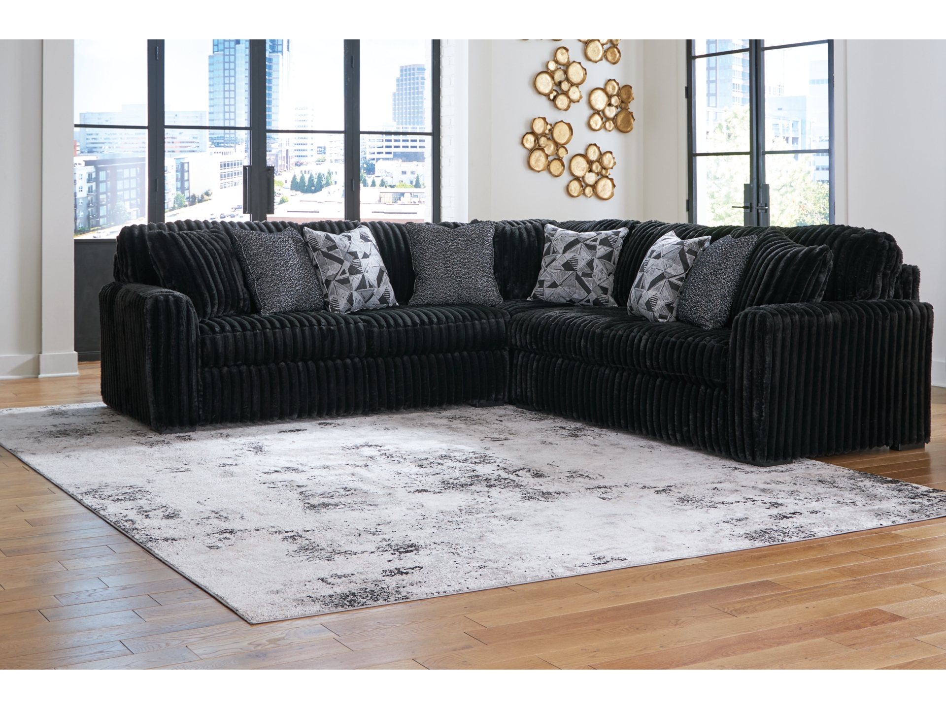 Image 6 of Midnight-Madness Sectional with Chaise