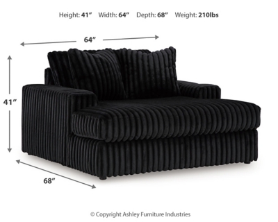 Midnight-Madness Oversized Chaise Dimensions