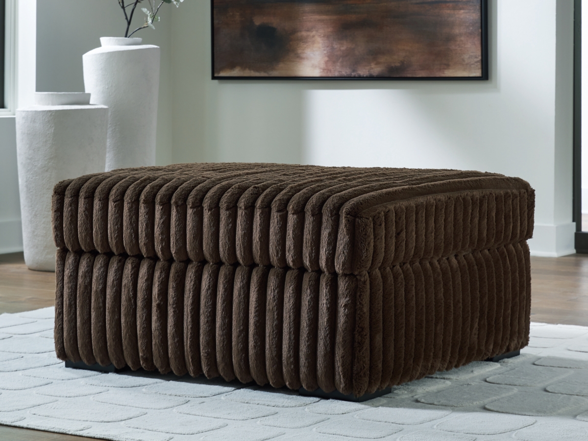 Midnight-Madness Accent Ottoman | Ashley