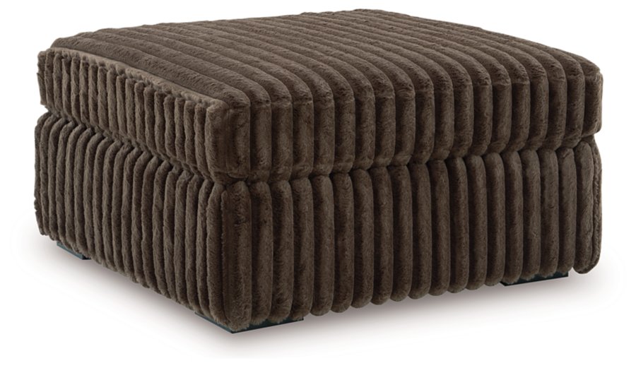 Midnight-Madness 4-Piece Sectional and Oversized Accent Ottoman - image 7