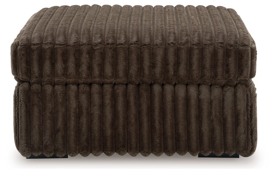 Midnight-Madness 4-Piece Sectional and Oversized Accent Ottoman - image 6