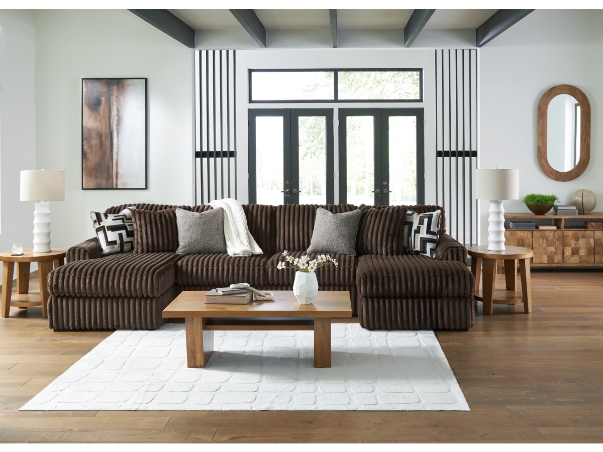 Midnight-Madness 3-Piece Sectional with Chaise | Ashley