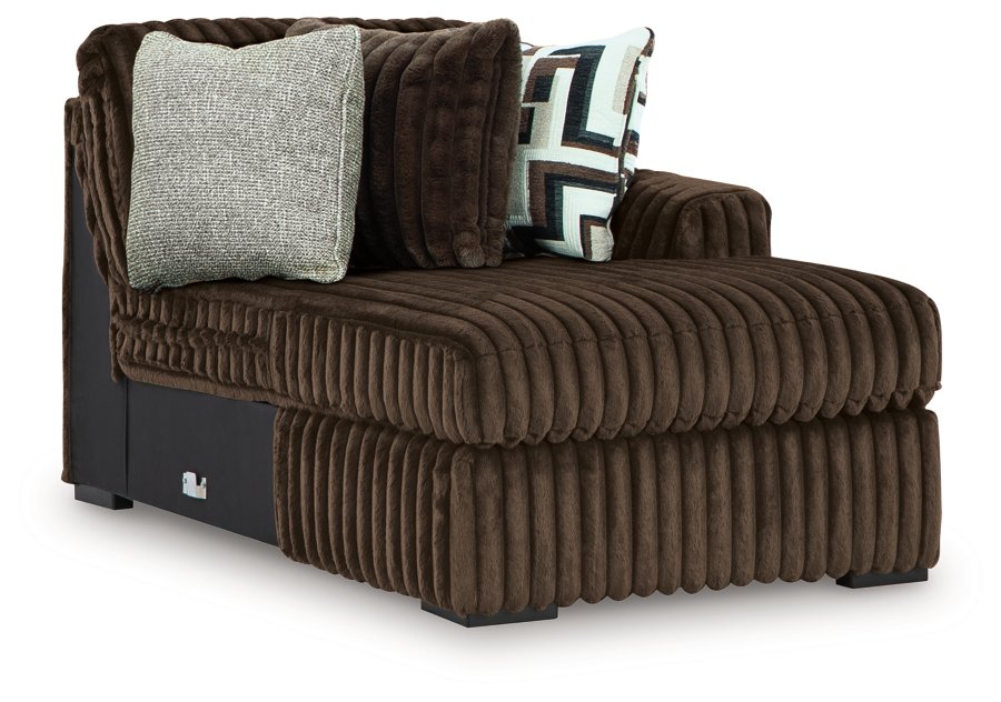 Midnight-Madness 4-Piece Sectional and Oversized Chair - image 3