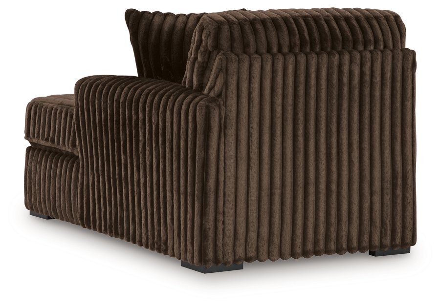 Midnight-Madness 4-Piece Sectional and Oversized Accent Ottoman - image 4