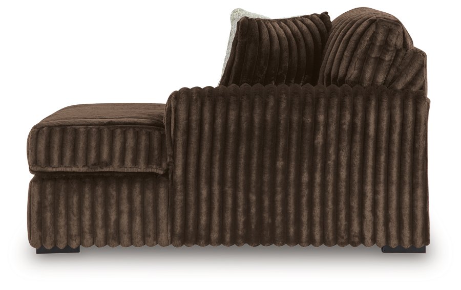 Midnight-Madness 4-Piece Sectional and Oversized Accent Ottoman - image 5