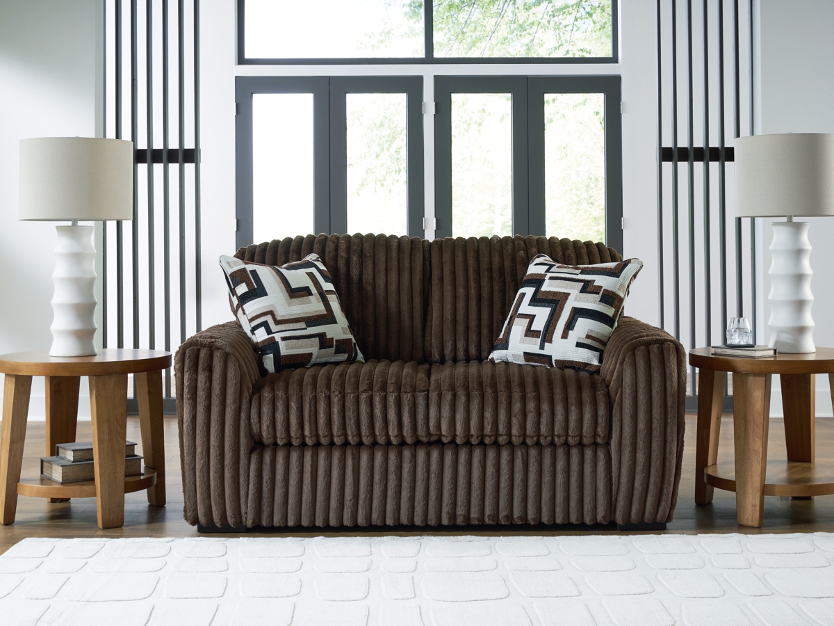 Midnight-Madness Loveseat | Ashley
