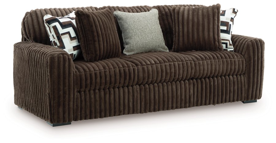 Sofá Midnight-Madness, sillón de gran tamaño y otomana decorativa - image 8