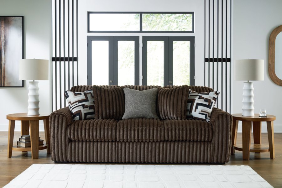 Sofá Midnight-Madness, sillón de gran tamaño y otomana decorativa - image 12