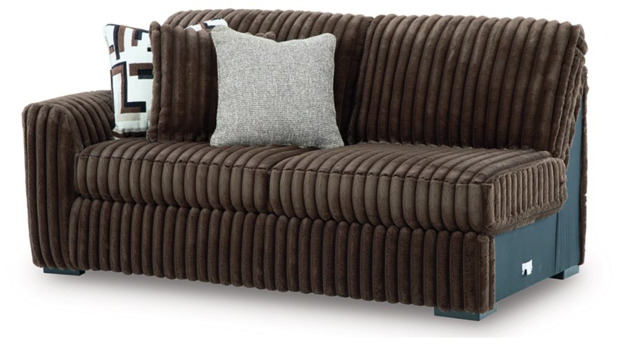 Midnight-Madness 4-Piece Sectional and Oversized Accent Ottoman - image 10
