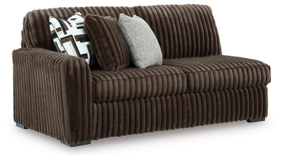 Midnight-Madness 4-Piece Sectional and Oversized Accent Ottoman - image 11