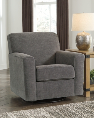 Ashley furniture grey online chair