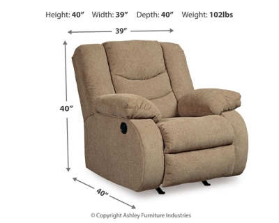 Tulen Recliner, Mocha, large