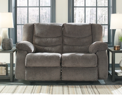 Tulen Reclining Loveseat, Gray, large