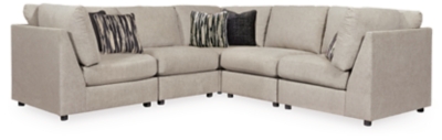 APK-98707-S5 Kellway 5-Piece Modular Sectional, Bisque sku APK-98707-S5